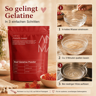 Rindergelatine Pulver - Grass Fed Beef Gelatine EVERSTACK®