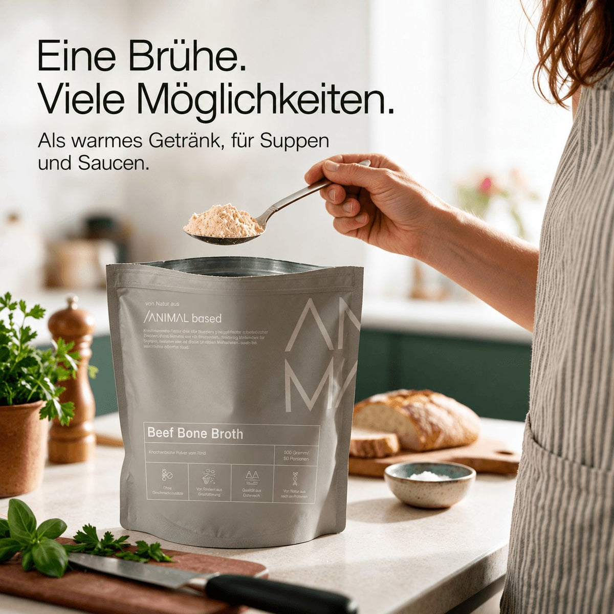 Knochenbrühe Pulver 500g EVERSTACK®
