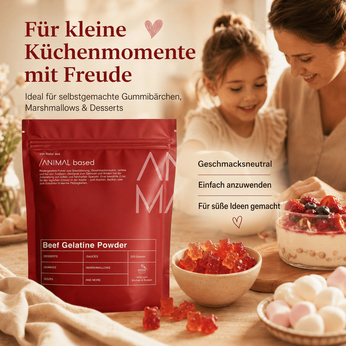 Rindergelatine Pulver - Grass Fed Beef Gelatine EVERSTACK®